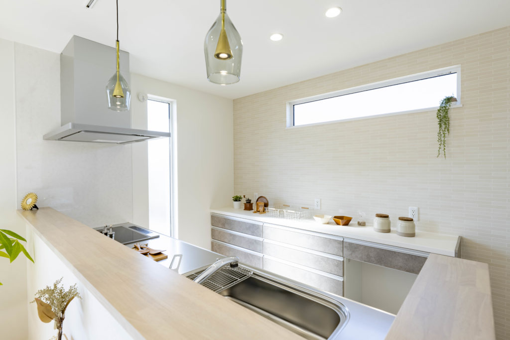 【浜松市】リビング充実！子育てに優しい家事ラクな家　クラビスホーム　キッチン